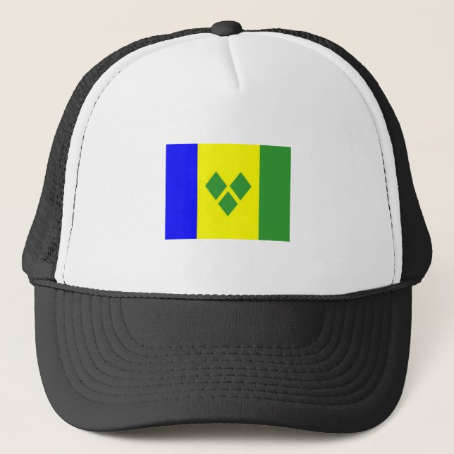 Casquette Drapeau de St Vincent (Devant)
