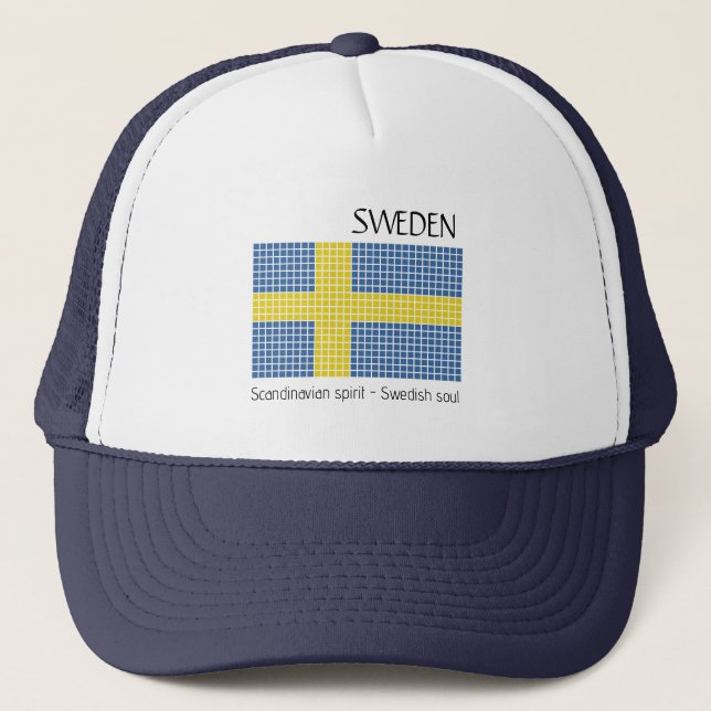 Casquette Drapeau de Suède (Devant)