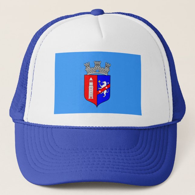 Casquette Drapeau de Tirana, chapeau de camion albanais (Devant)