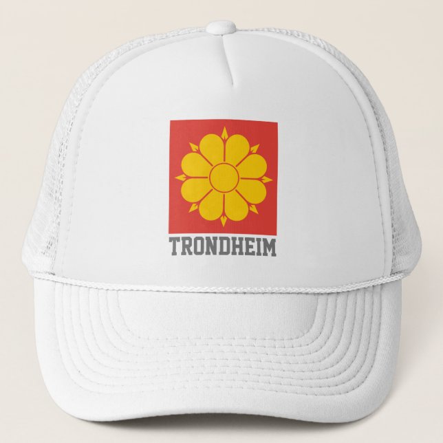Casquette Drapeau de Trondheim, Norvège (Devant)