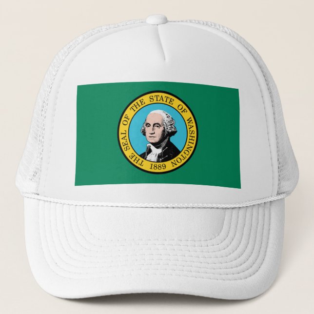 CASQUETTE DRAPEAU DE WASHINGTON (Devant)