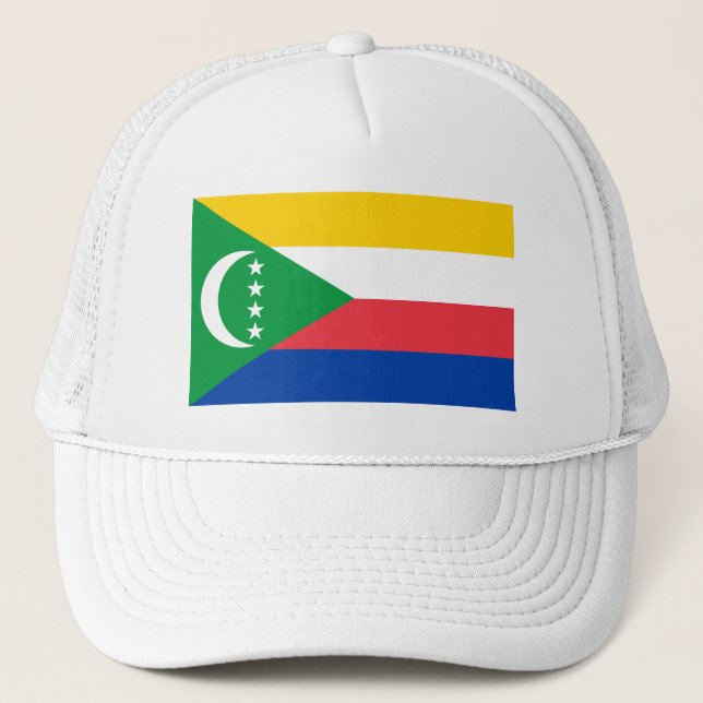 Casquette Drapeau des Comores (Devant)