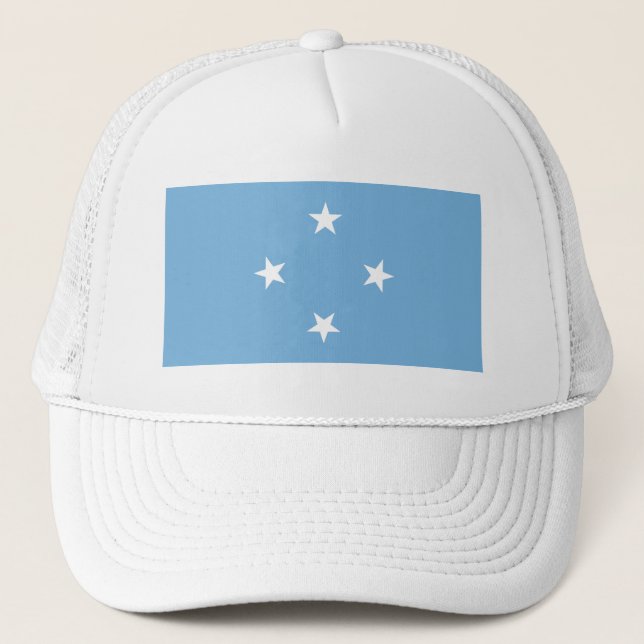 Casquette Drapeau des États fédérés de Micronésie (Devant)