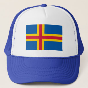 Casquette Drapeau des îles Åland patriotiques