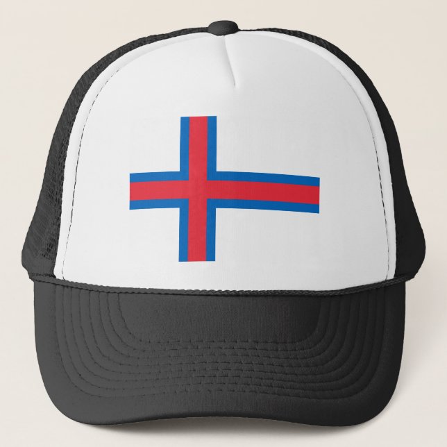Casquette Drapeau des îles Féroé FO (Devant)