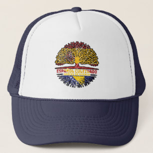Casquette Drapeau des racines d'arbres espagnols de Bosnie, 