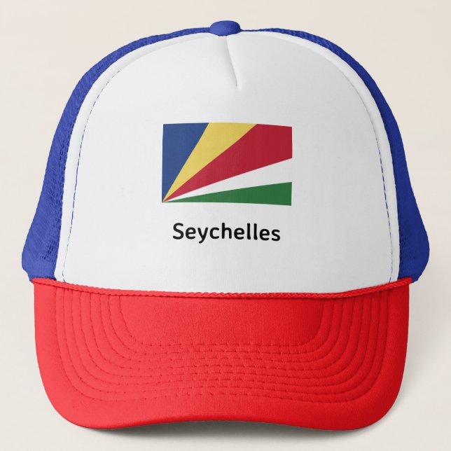 Casquette Drapeau des Seychelles (Devant)