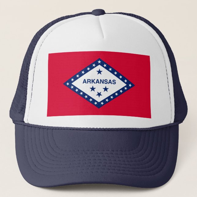 Casquette Drapeau d'État Arkansas (Devant)