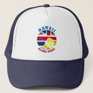 CASQUETTE DRAPEAU D'ÉTAT DE HAWAII ALOHA