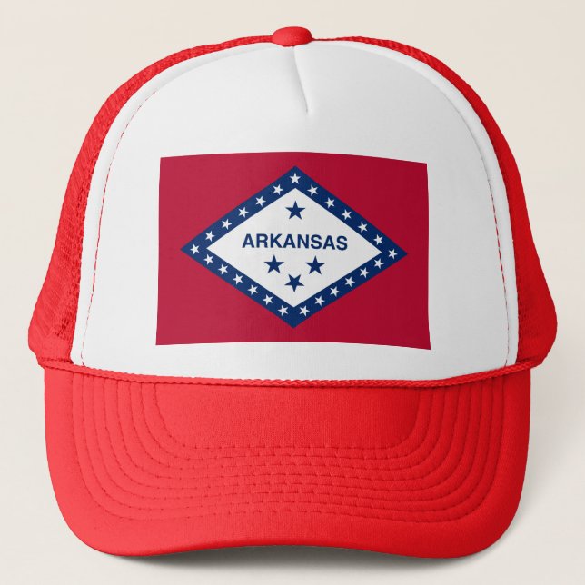 Casquette Drapeau d'État de l'Arkansas (Devant)