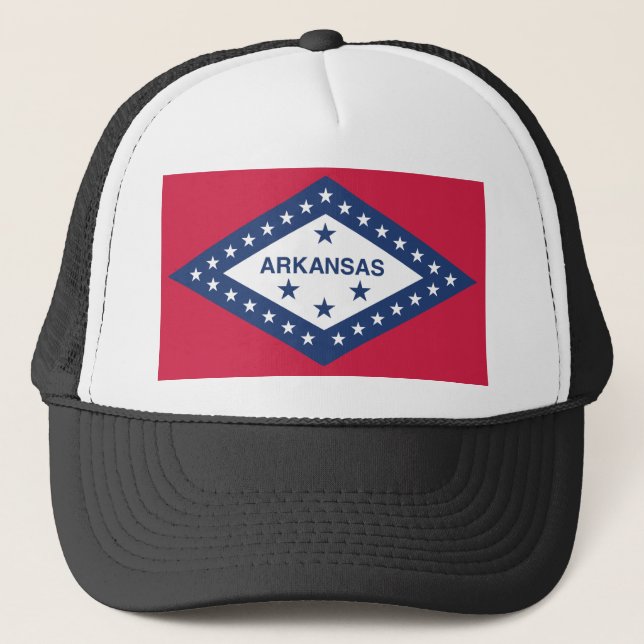 Casquette Drapeau d'état de l'Arkansas (Devant)