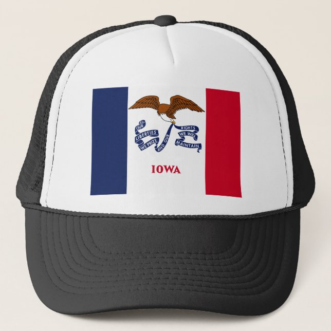 Casquette Drapeau d'État de l'Iowa (Devant)