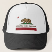 Drapeau d'état de Manhattan Beach la Californie