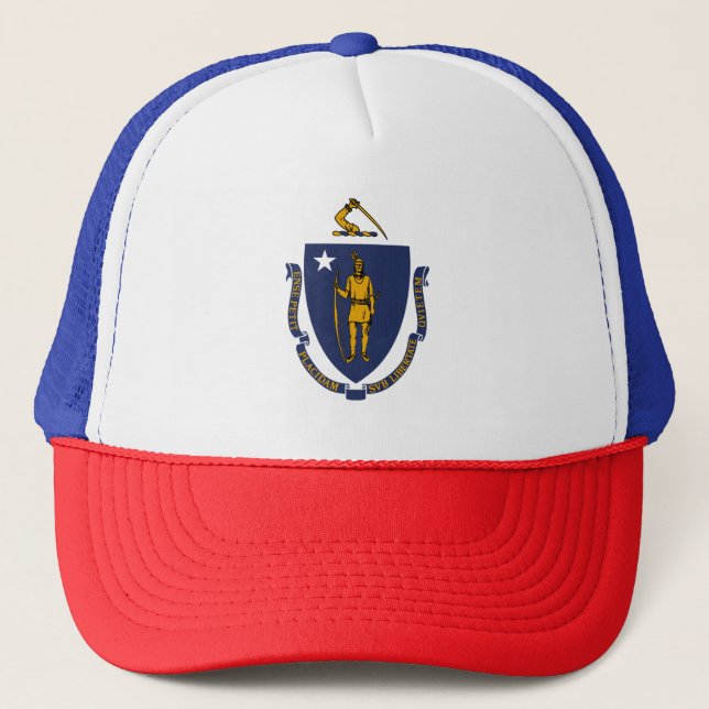 Casquette Drapeau d'État du Massachusetts (Devant)