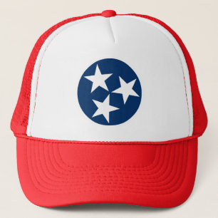 Casquette Drapeau d'état du Tennessee Bleu Blancs étoiles