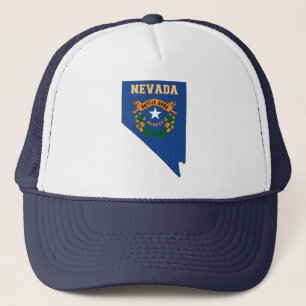 Casquette Drapeau d'état en forme de carte silhouette du Ne