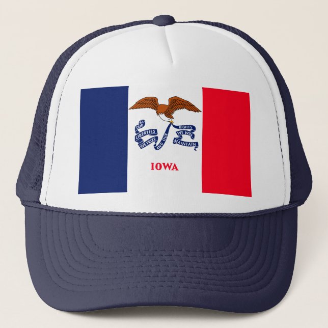Casquette Drapeau d'État Iowa (Devant)