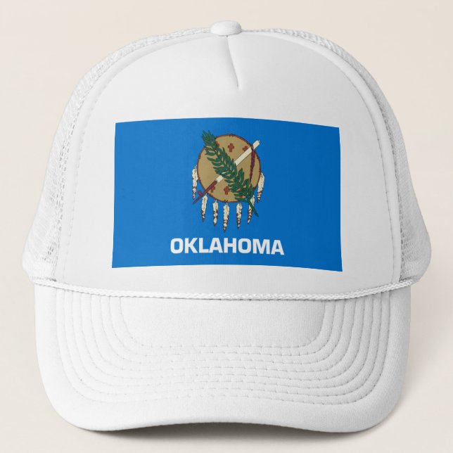 CASQUETTE DRAPEAU D'OKLAHOMA (Devant)