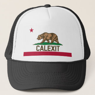 Casquette Drapeau d'ours de CALEXIT la Californie