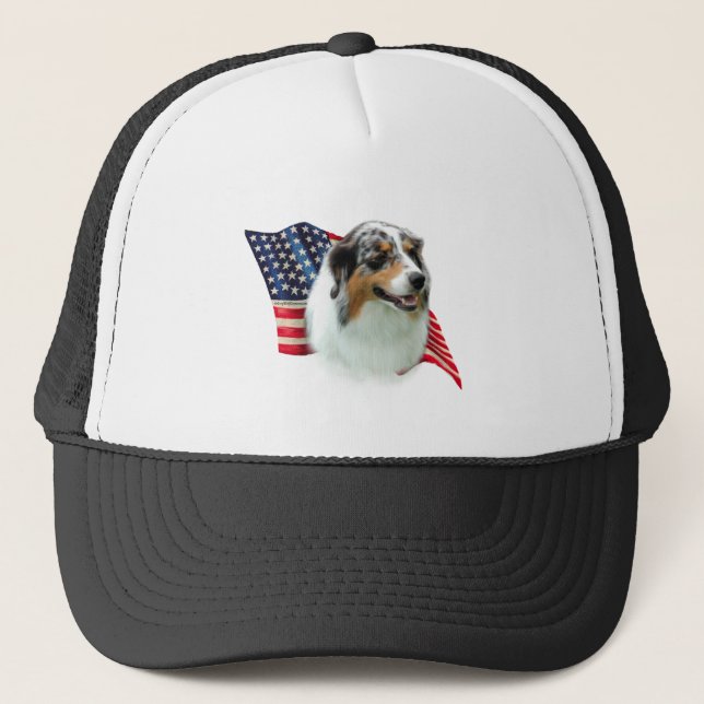 Casquette Drapeau du berger australien (Devant)