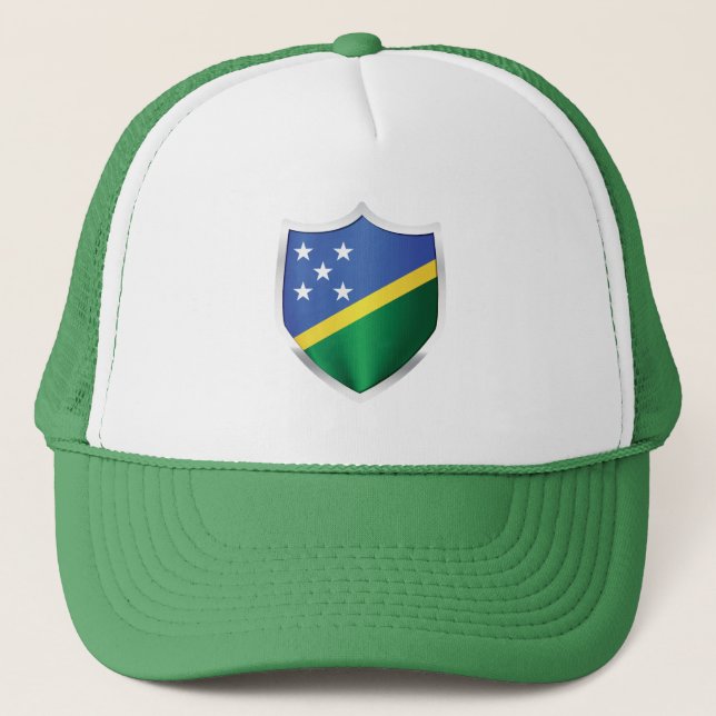 Casquette Drapeau du Bouclier d'argent des Îles Salomon (Devant)