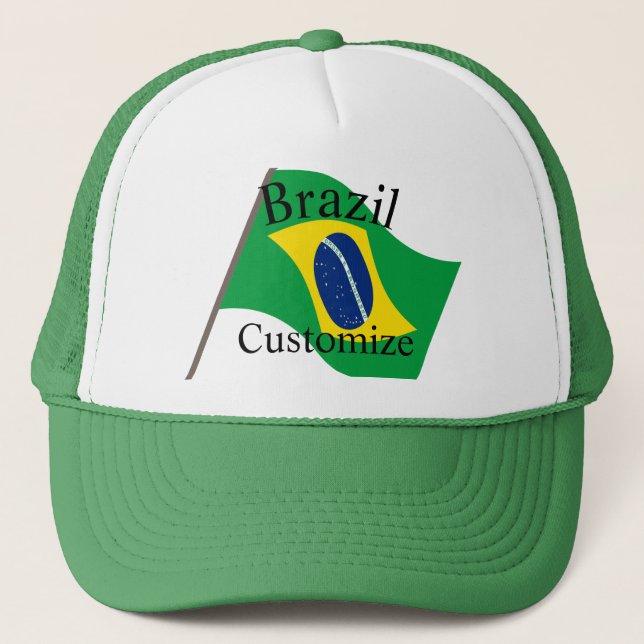 Casquette Drapeau du Brésil Thunder_Cove (Devant)