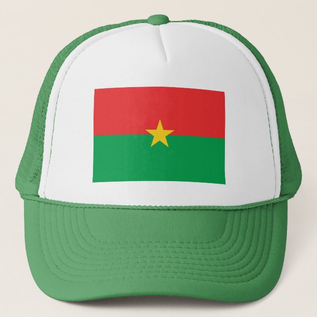 Casquette Drapeau du Burkina Faso patriotique (Devant)