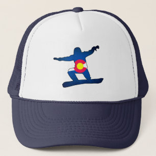 Casquette Drapeau du Colorado casque de camionneur de snowbo