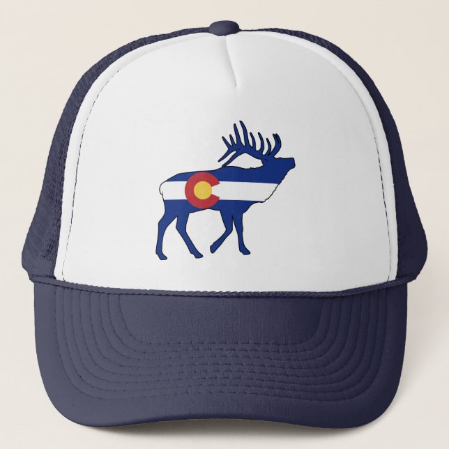 Casquette Drapeau du Colorado Elk (Devant)