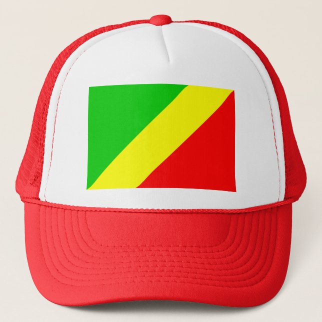 Casquette Drapeau du Congo Brazzaville (Devant)