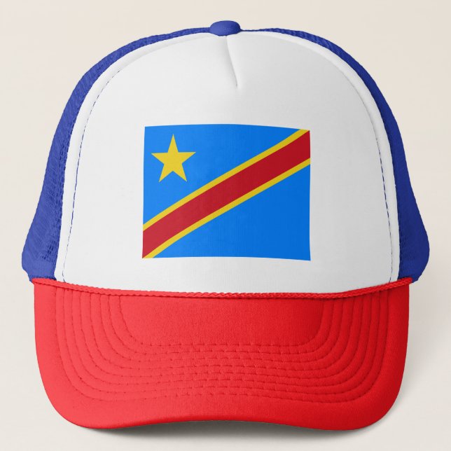 Casquette Drapeau du Congo Kinshasa (Devant)