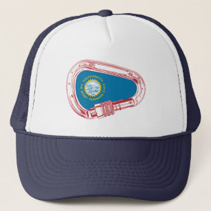 Casquette Drapeau du Dakota du Sud Escalade carabiner
