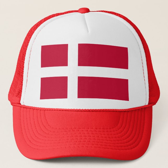 Casquette Drapeau du Danemark (Devant)