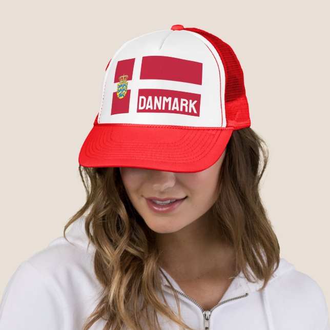 Casquette Drapeau du Danemark (En situation)