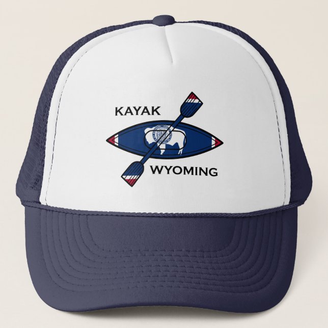 Casquette Drapeau du Kayak Wyoming (Devant)