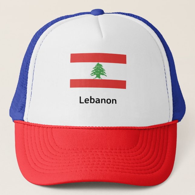 Casquette Drapeau du Liban (Devant)