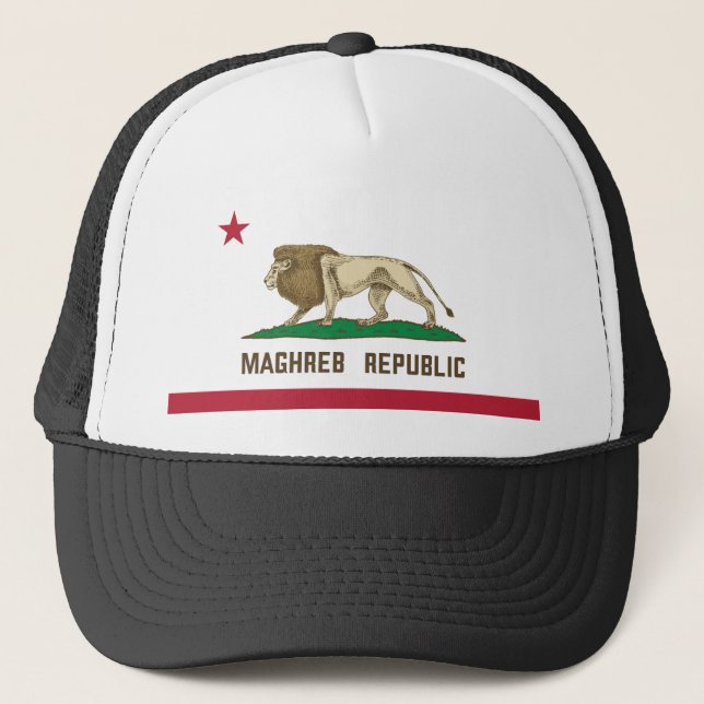 Casquette Drapeau du Lion de la République du Maghreb Fierté (Devant)