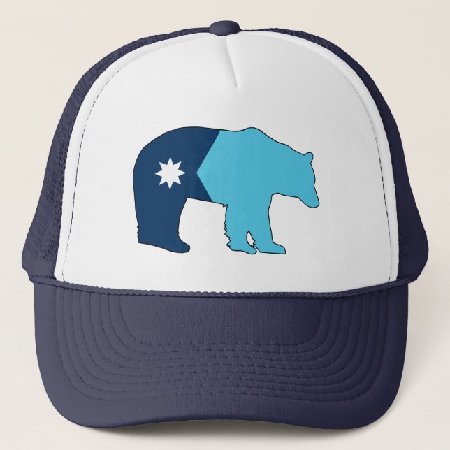 Casquette Drapeau du Minnesota ours (Devant)
