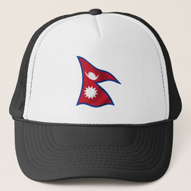 Casquette Drapeau du Népal (Devant)