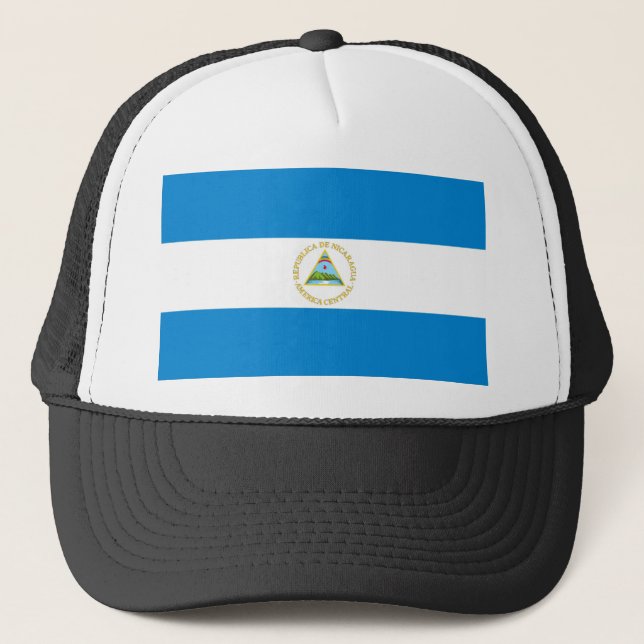 Casquette Drapeau du Nicaragua (Devant)