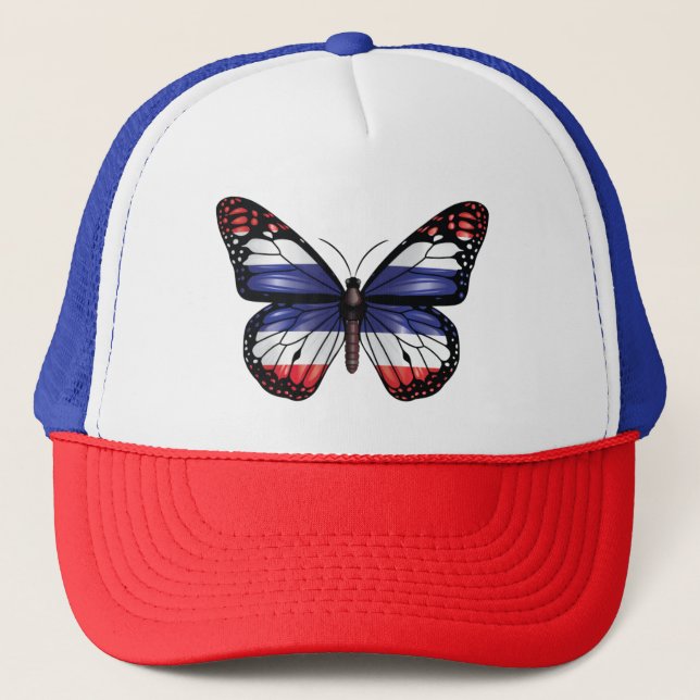 Casquette Drapeau du papillon monarque de Thaïlande (Devant)