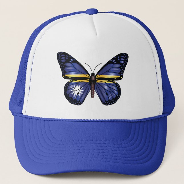 Casquette Drapeau du papillon Nauru (Devant)