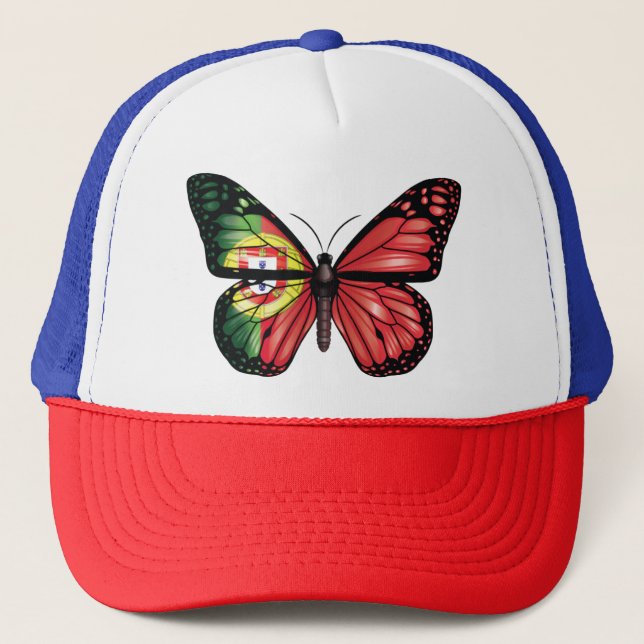 Casquette Drapeau du papillon portugais (Devant)