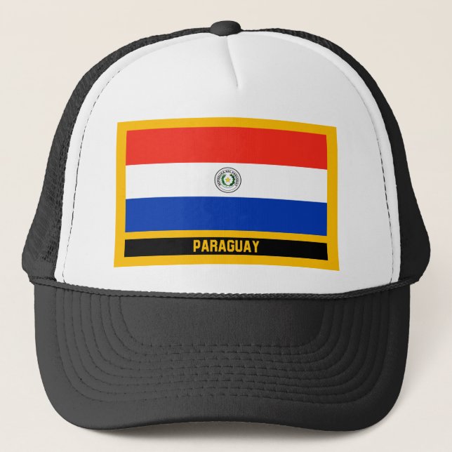 Casquette drapeau du Paraguay (Devant)