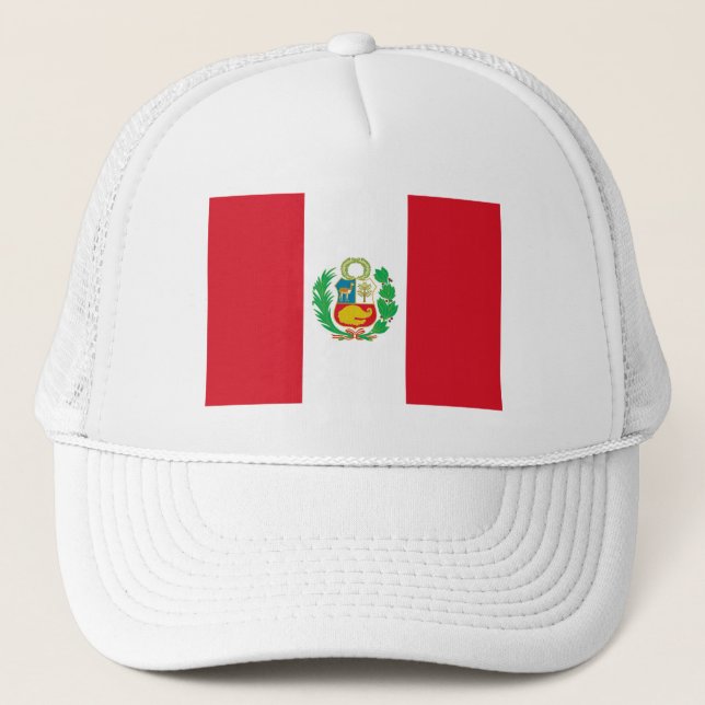 Casquette Drapeau du Pérou (Devant)