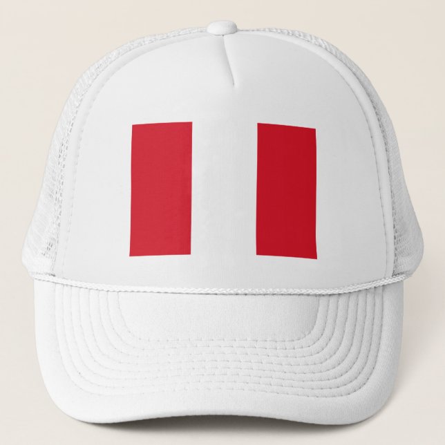 Casquette Drapeau du Pérou (Devant)