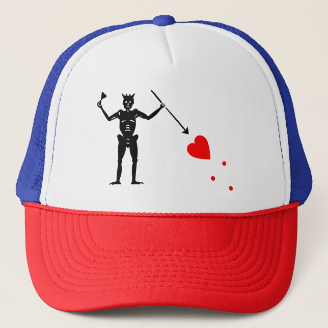 Casquette Drapeau du Pirate de Barbe Noire (Devant)