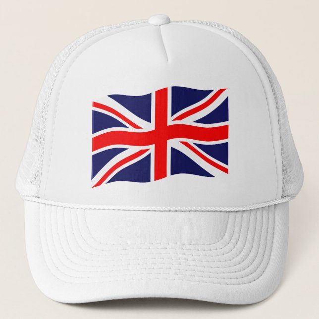 Casquette Drapeau du Royaume-Uni + vos idées (Devant)
