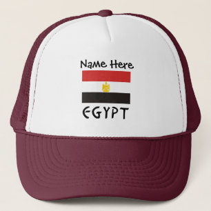 Casquette Drapeau égyptien Egypte Nom personnalisé 