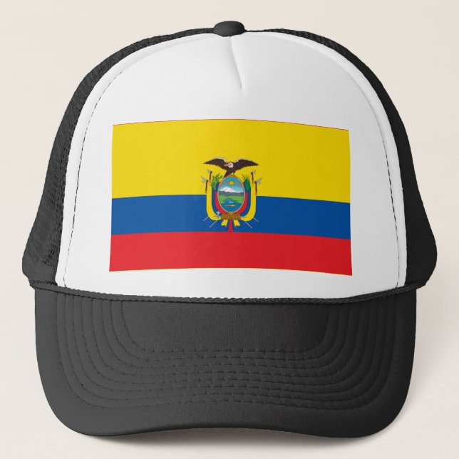 Casquette drapeau équatorien (Devant)
